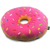 Almofada Rosquinha Donut Morango Cor Rosa