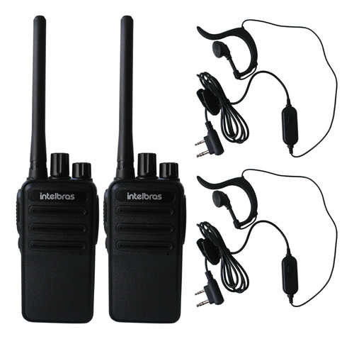 Kit C 5 Rádio Com Intelbras Rc3002 G2 Com Fone