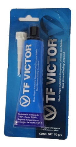 Silicon Negro Automotriz Marca Tf Victor 