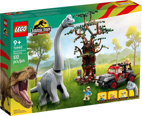 Lego 76960 Jurassic Park Encuentro Con Braquiosaurio 512 Pza