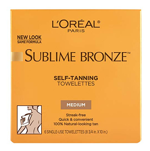 Bronceador  L'oreal Paris Sublime Bronze Toallitas Corporale