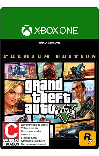Grand Theft Auto 5 Premium Edition Codigo Xbox One