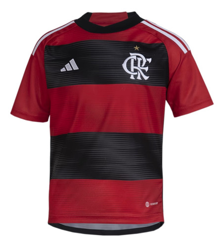 Camisa Infantil Flamengo I 23/24 Listrada adidas Original