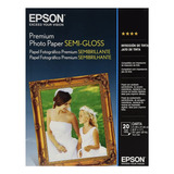 Papel Epson Semi-glossy S041331 Carta Color Blanco