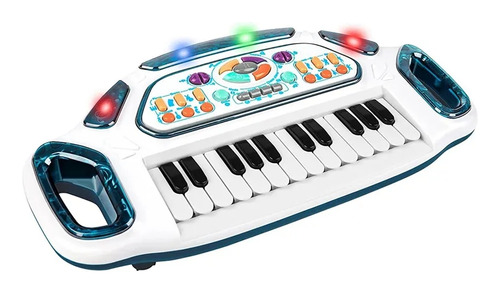 Teclado Electronico Piano Musical Infantil Sonidos Con Luces