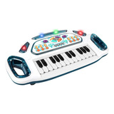 Teclado Electronico Piano Musical Infantil Sonidos Con Luces