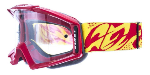 Gafas Blast Protork, Unisex, Para Enduro Y Motocross, Color Rojo, Talla Única