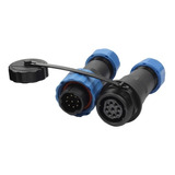 Conector 2 Pinos Macho + Fêmea Ip68 A Prova D´água