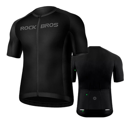 Jersey Camisa Ciclismo Rockbros Manga Corta Licra Mtb Ruta