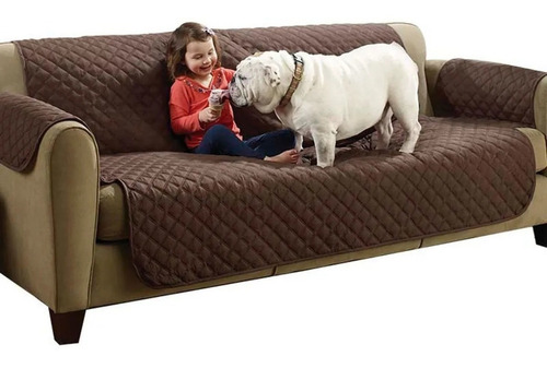 Forro Protector Sofa Muebles Reversible 3 Puestos