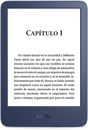 Nuevo Kindle 11 2022 Azul 16gb 300ppp Ad-free + Libros