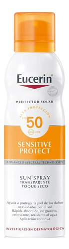 Eucerin Protector Solar Toque Seco Fps50 Spray X 200 Ml