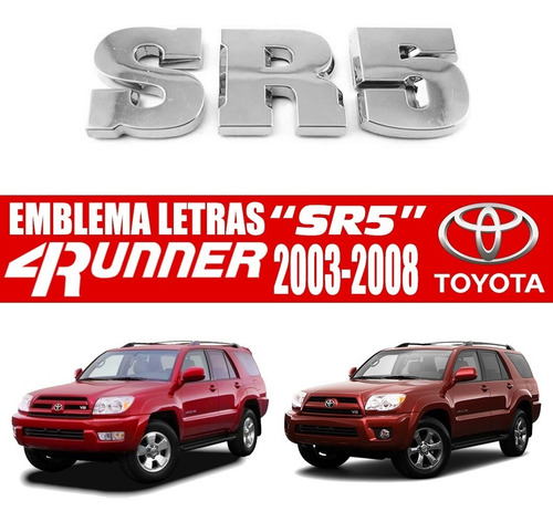 Emblema Sr5 4runner 2003 2004 2005 2006 2007 2008 Foto 2