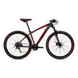 Mountain Bike Sutton New Aro 29 17  21v Freios De Disco Hidráulico Câmbios Shimano Cor Preto/vermelho