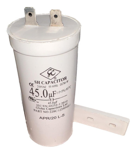 Capacitor Para Lavadora Mabe Easy Ge 45mf Original