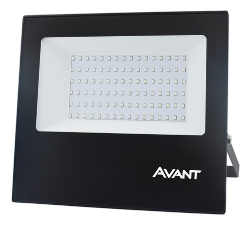 Refletor Led 100w 3000k Branco Quente Ip66 - Avant Cor Da Carcaça Preto