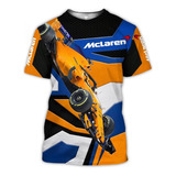 Camiseta De Fórmula Racing Con Estampado 3d De Mclaren F1 20
