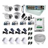 Kit Cctv Hikvision Fullhd 1080 Dvr 8 Ch+ 4 Cámaras + D.d 1tb