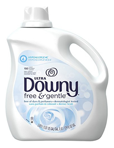 Suavizante De Telas Downy Ultra Free & Gentle, 3,8 L, 150 Ca