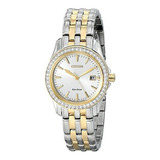 Reloj Citizen Mujeres Ecodrive Silhouette Crystal Con Fecha