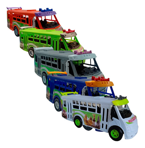 Pack De 5 Pzs. De Autobús, Microbús Escala Zafiro Línea Cdmx | Envío gratis