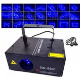 Canhão Raio Laser Holográfico Luz Azul Potência500mw Sogb500