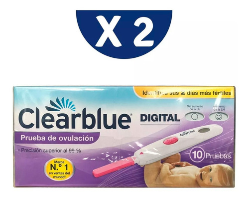 Prueba De Ovulacion Clearblue Digital Exacta 20 Uds. Oferta!