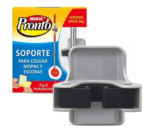 Soporte Cuelga Mopas Y Escobas Pack X3u. Iberia Pronto