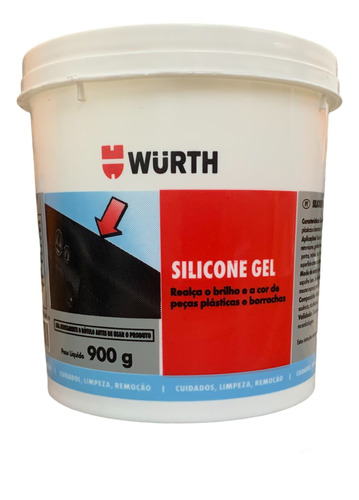 Silicone Revitalizador De Plástico Borracha 900g Wurth