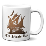 Caneca The Pirate Bay Logo Oficial Presente Geek Torrent
