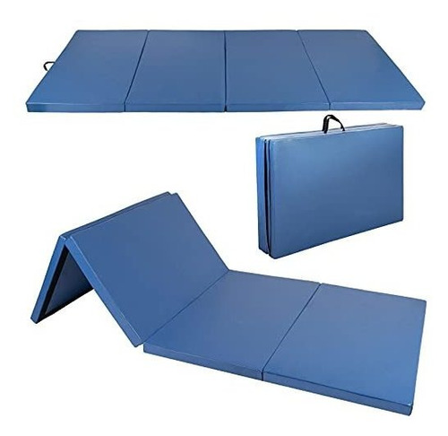 Colchoneta Polar Aurora Plegable 4'x8'x2'' De Cuero Pu.