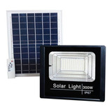 Foco Led Conpanel Solar 300w Control Remoto Luz Proyector