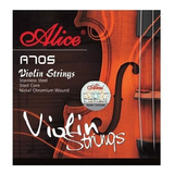 Pack De 10 Cuerdas Alice A (la) Para Violin 4/4 A705-2 