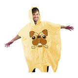 Maquillaje - Spinning Hat Men's Pug Poncho