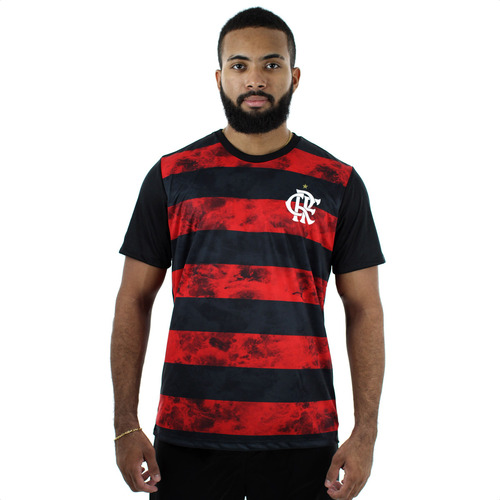 Camiseta Flamengo Mengão Preta E Vermelha Oficial Oferta