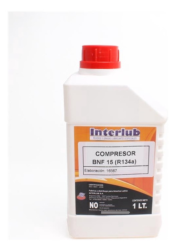 Aceite Para Compresores Bnf 15 X 1lt