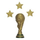 Combo Iman Copa Del Mundo + 3 Estrellas Mundial 6cm Relieve