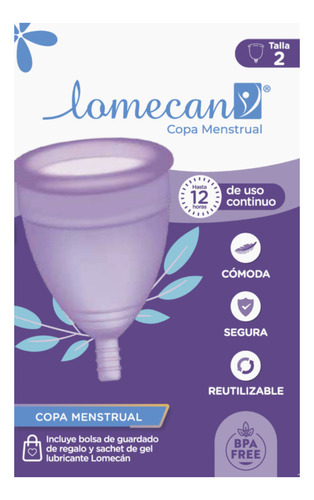 Lomecan Copa Menstrual Talla 2 1 Un