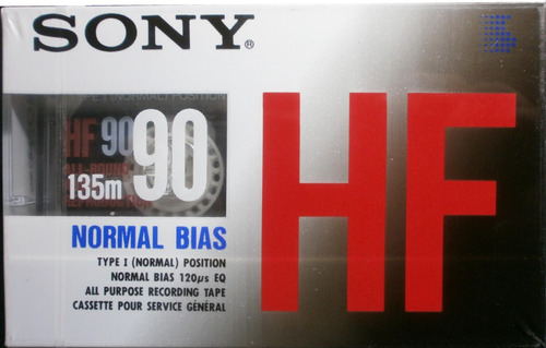 Cassette Sony Hf 90 Vintage Tipo I