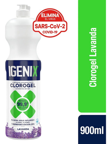 Clorogel Igenix 900ml Lavanda