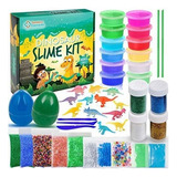 Kit Slime De Huevos Dinosaurios Para Niños Con S