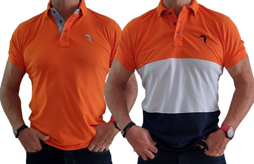 Kit 2 Camisas Gola Polo / Camisetas Gola Polo Manga Curta
