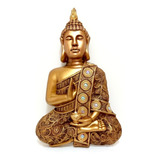 Buda Hindu Dourado De Parede 