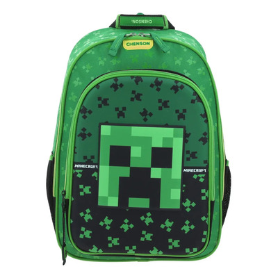 Chenson Escolar Mc66084-g mochila grande minecraft color verde | Envío gratis