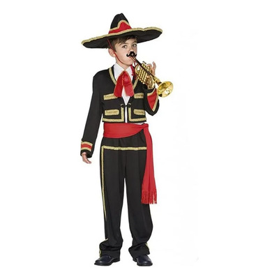 Djf Disfraz De Mariachi Mexicano Para Niños Sombrero Día De