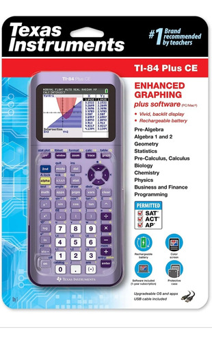 Calculadora Gráfica Texas Instruments Ti-84 Plus Ce