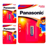 3 Baterias Alcalinas 12v Panasonic Lrv08-1b