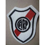 Escudo River Felpa 7x8,5 Antiguo Original Futbol Camiseta