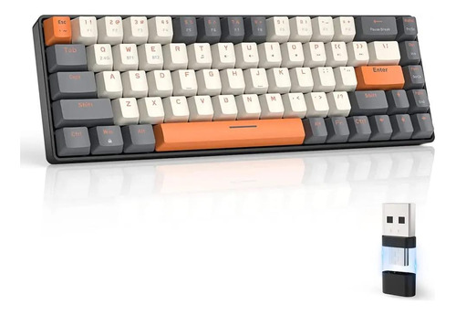 Teclado Mecânico Sem Fio Ziyoulang K68