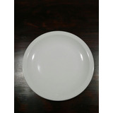 1 Plato Playo Blanco Porcelana Tsuji 24 Cm